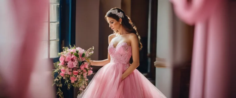Robe rose mariage 2025 : tendances élégantes et féminines
